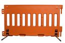 TrafFix Devices Orange 3 x 38 in. 23 lb. HDPE Wall Barrier with Leg 