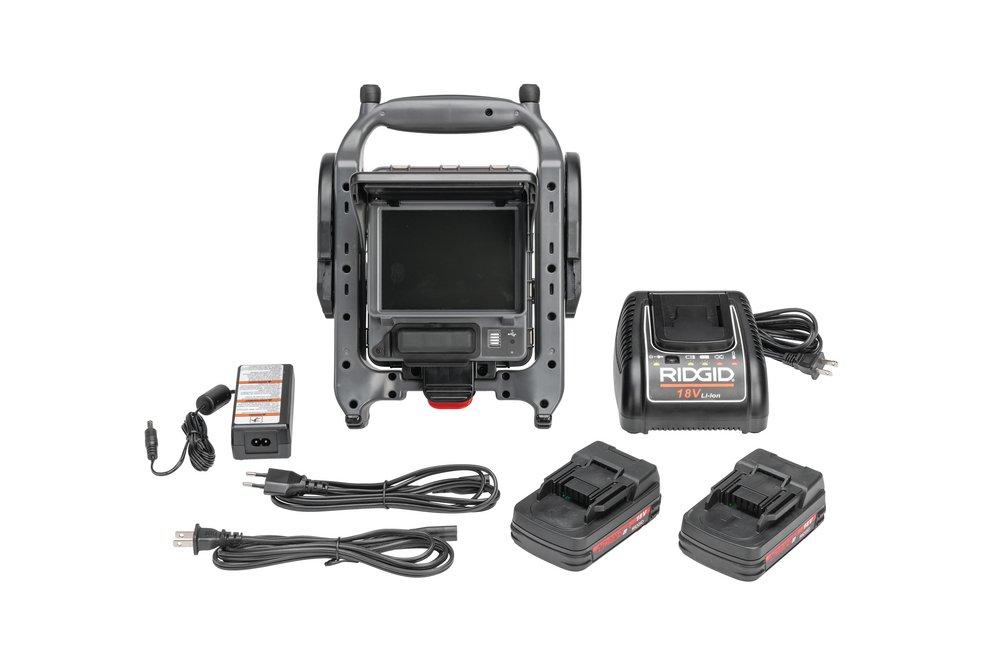 RIDGID Digital Reporting Monitor with Battery and Charger 