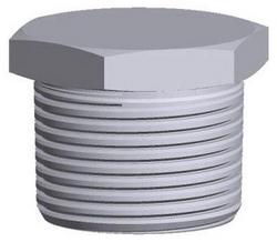 1/8 in. 150# Threaded 316 Stainless Steel Hex Plug