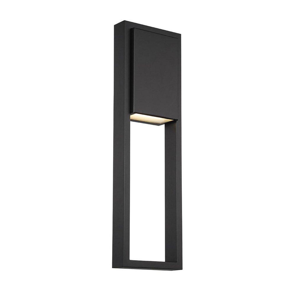 Modern Forms Fans Black 16W 1-Light 24 in. Outdoor Wall Sconce 