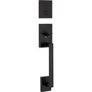 17-15/16 x 2-5/8 in. Zinc Dummy Handle Set in Matte Black