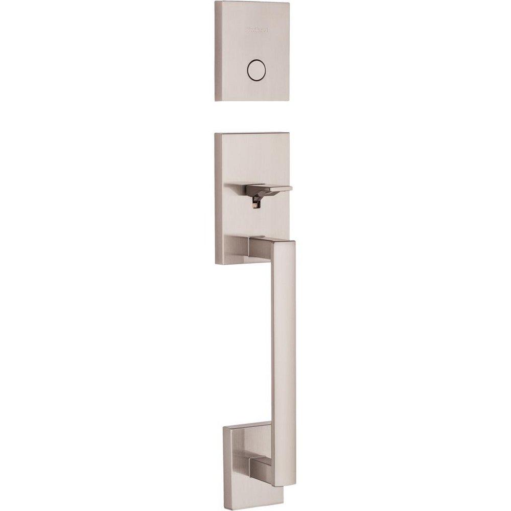 Kwikset Satin Nickel 17-15/16 x 2-5/8 in. Zinc Dummy Handle Set 
