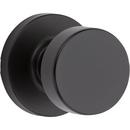 Kwikset Matte Black PISMO RND PASS KNOB 