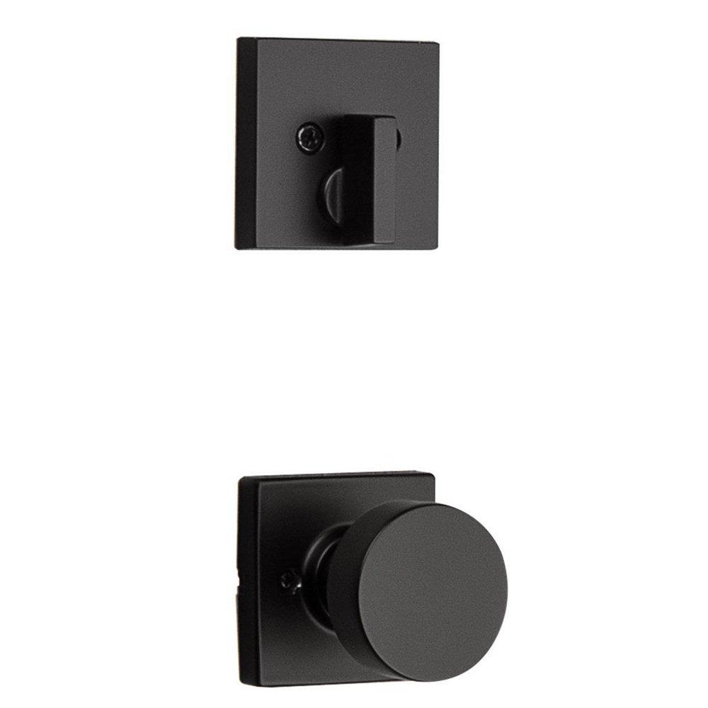 Kwikset Matte Black Door Knob 