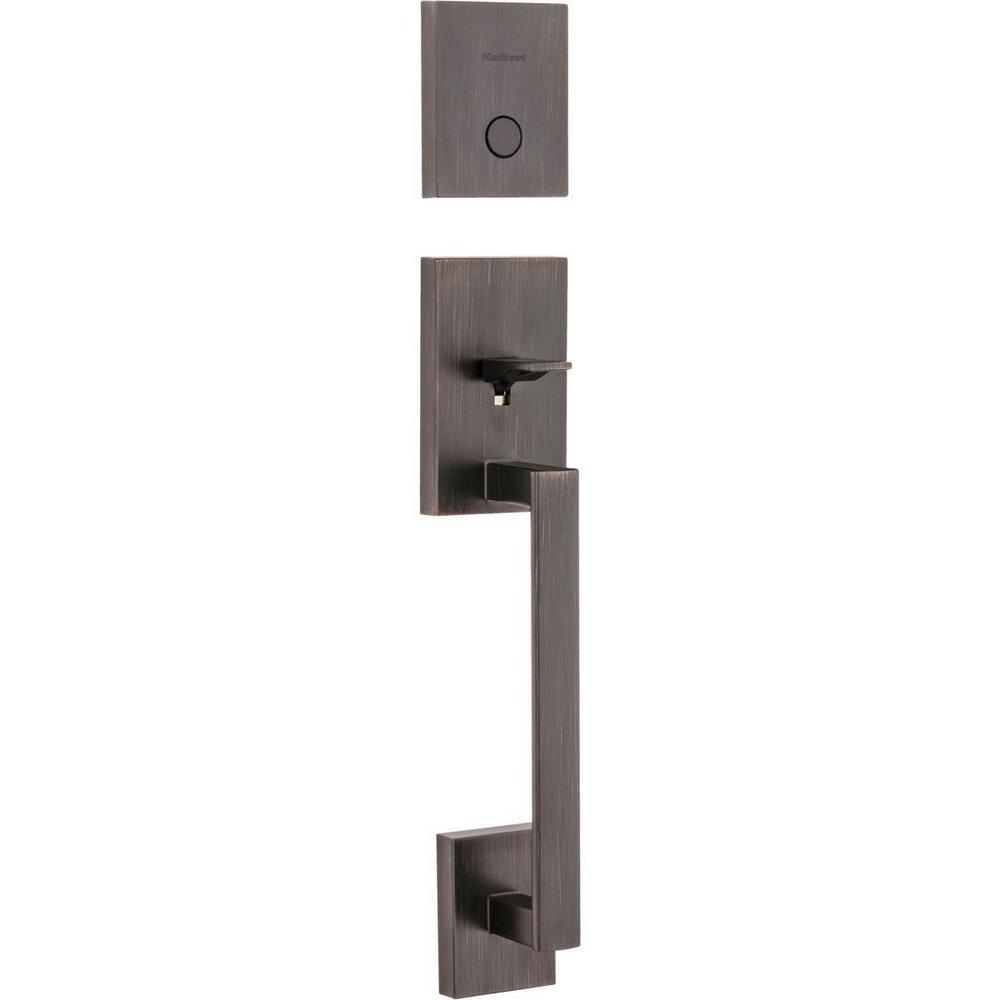 Kwikset Venetian Bronze 17-15/16 x 2-5/8 in. Zinc Dummy Handle Set 