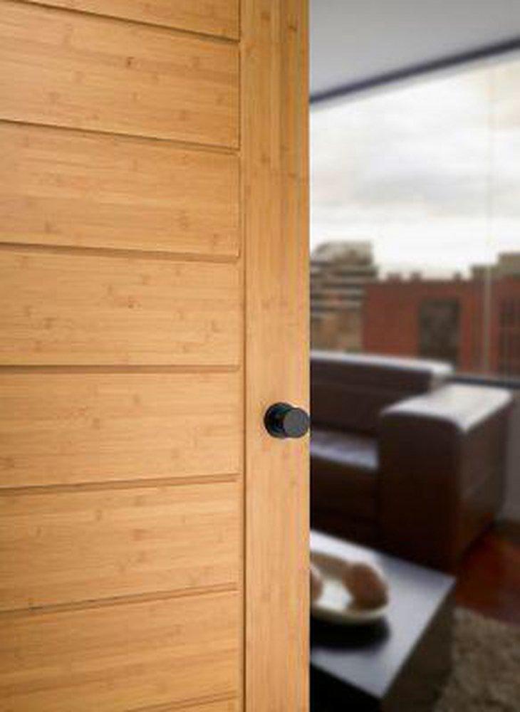 Kwikset Matte Black PISMO RND HALF-DUMMY KNOB 