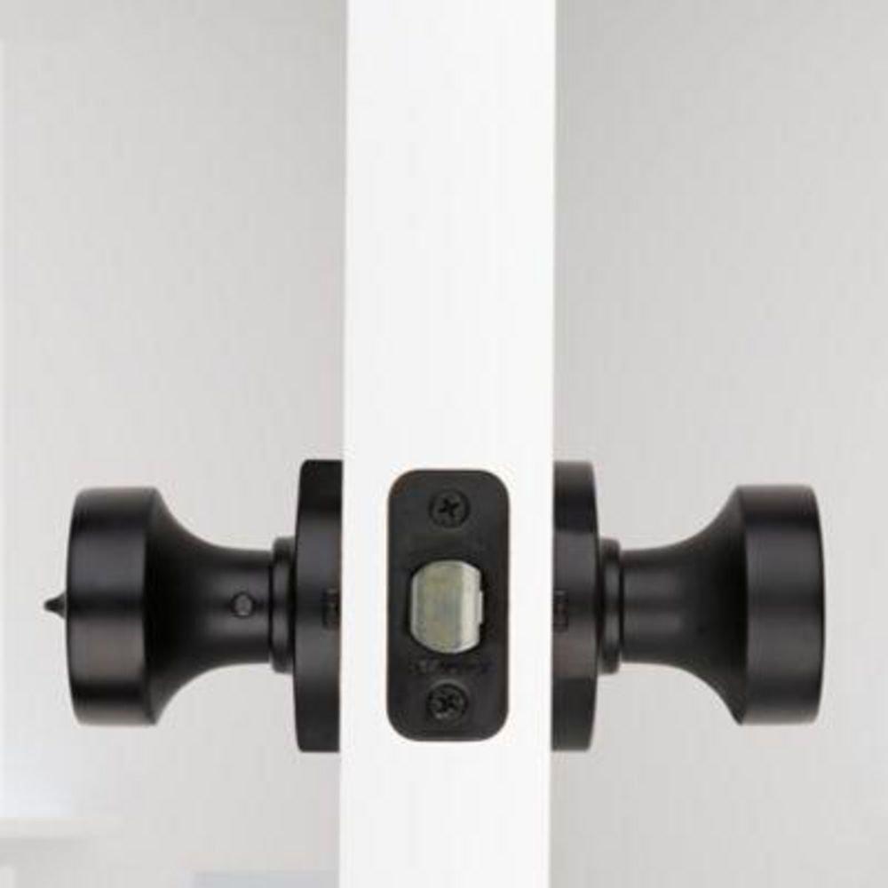 Kwikset Matte Black Privacy Knob 