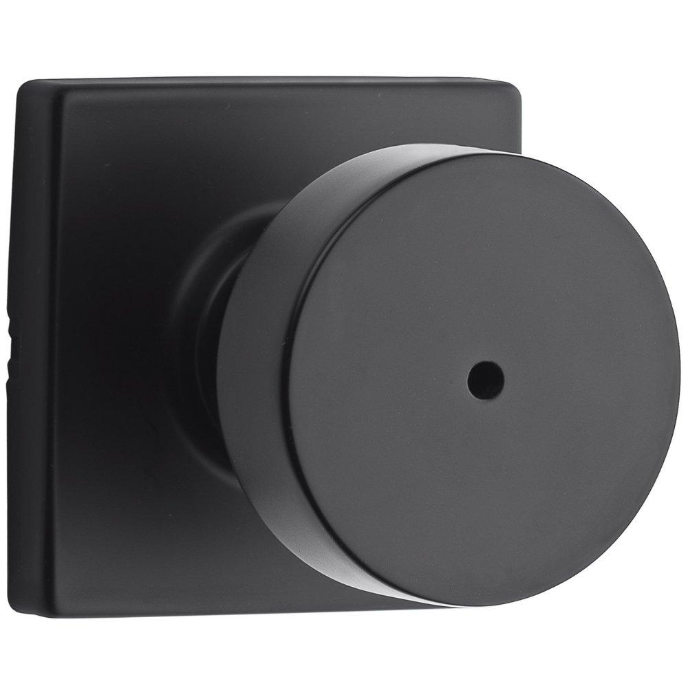 Kwikset Matte Black Privacy Door Knob 