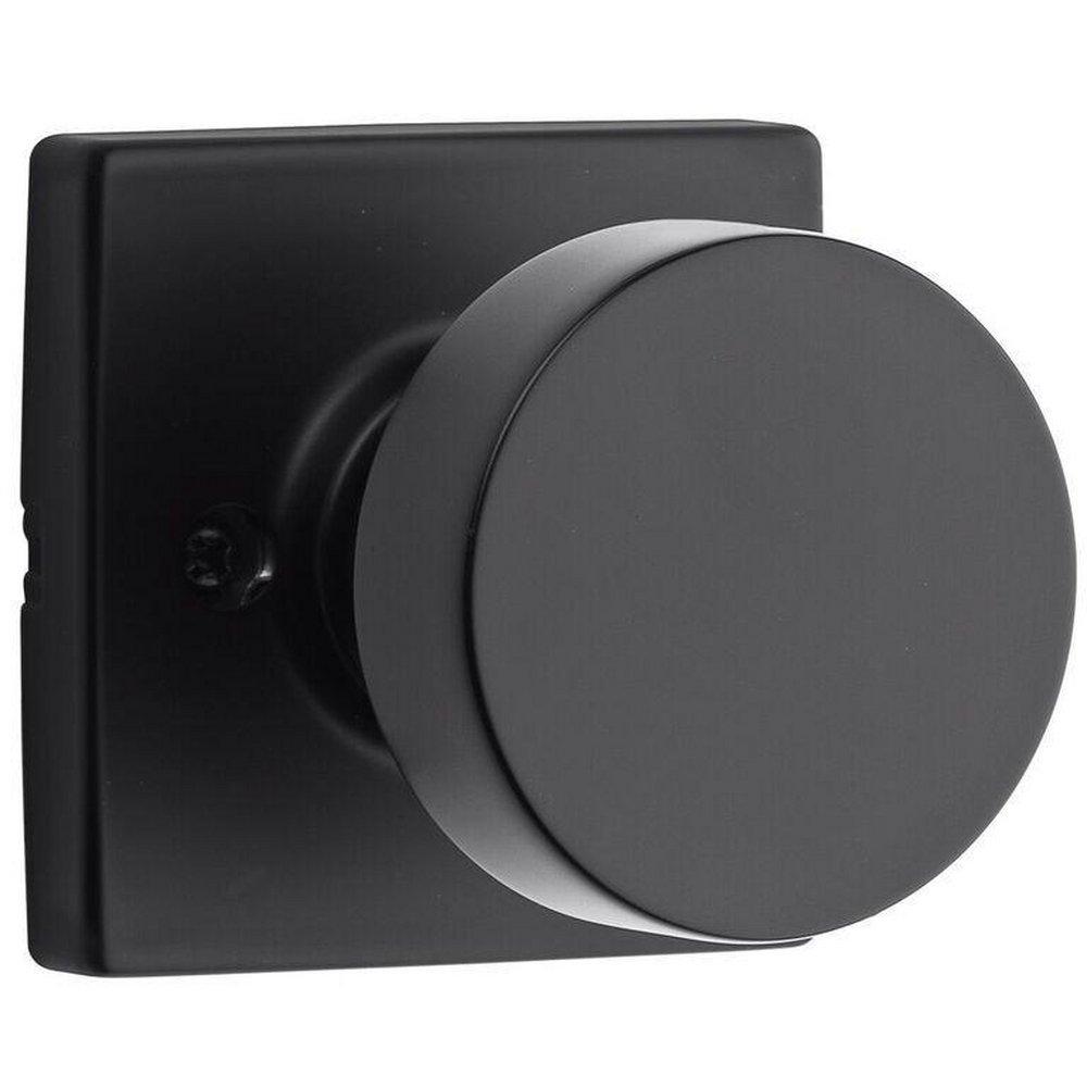 Kwikset Iron Black Square Knob 