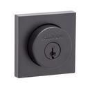 Kwikset Matte Black 2-17/32 x 1-13/32 in. Deadbolt Lock 