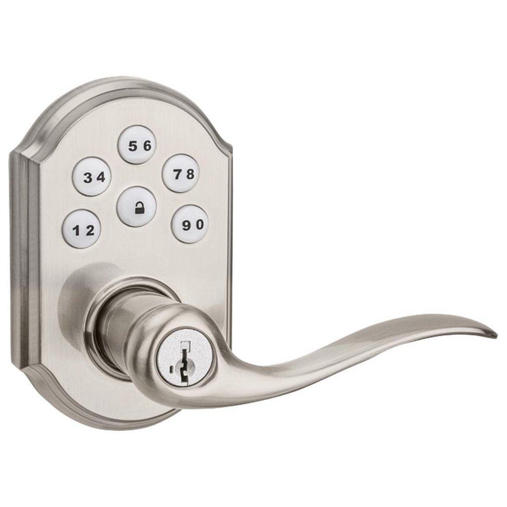 Kwikset Satin Nickel Lever Deadbolt Lock 