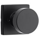 Kwikset Matte Black Passage Door Knob 