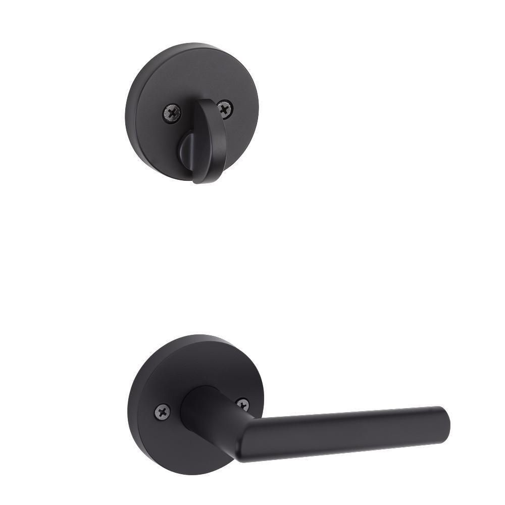 Kwikset Matte Black Zinc Door Lever 