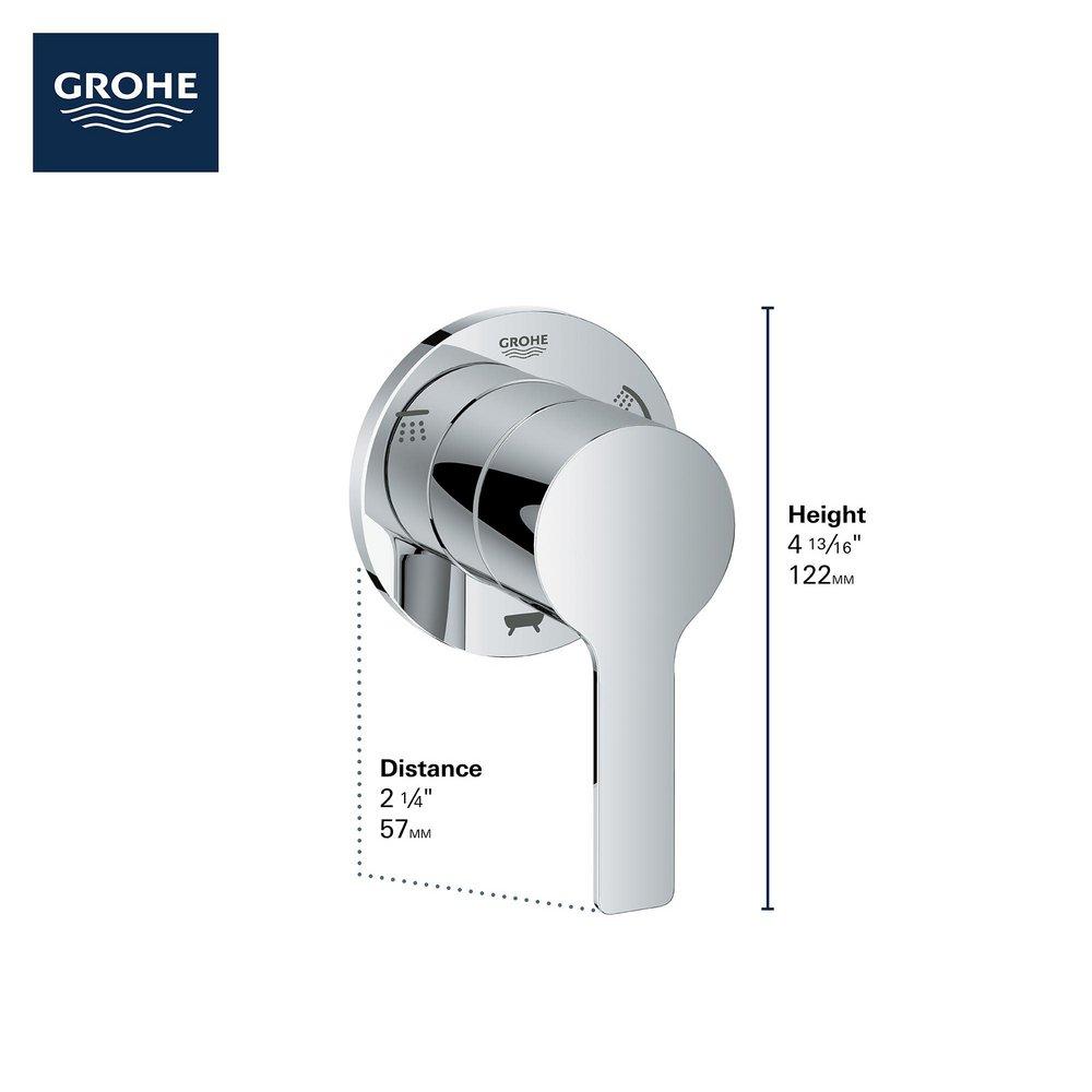 GROHE StarLight&reg; Chrome Diverter Valve 
