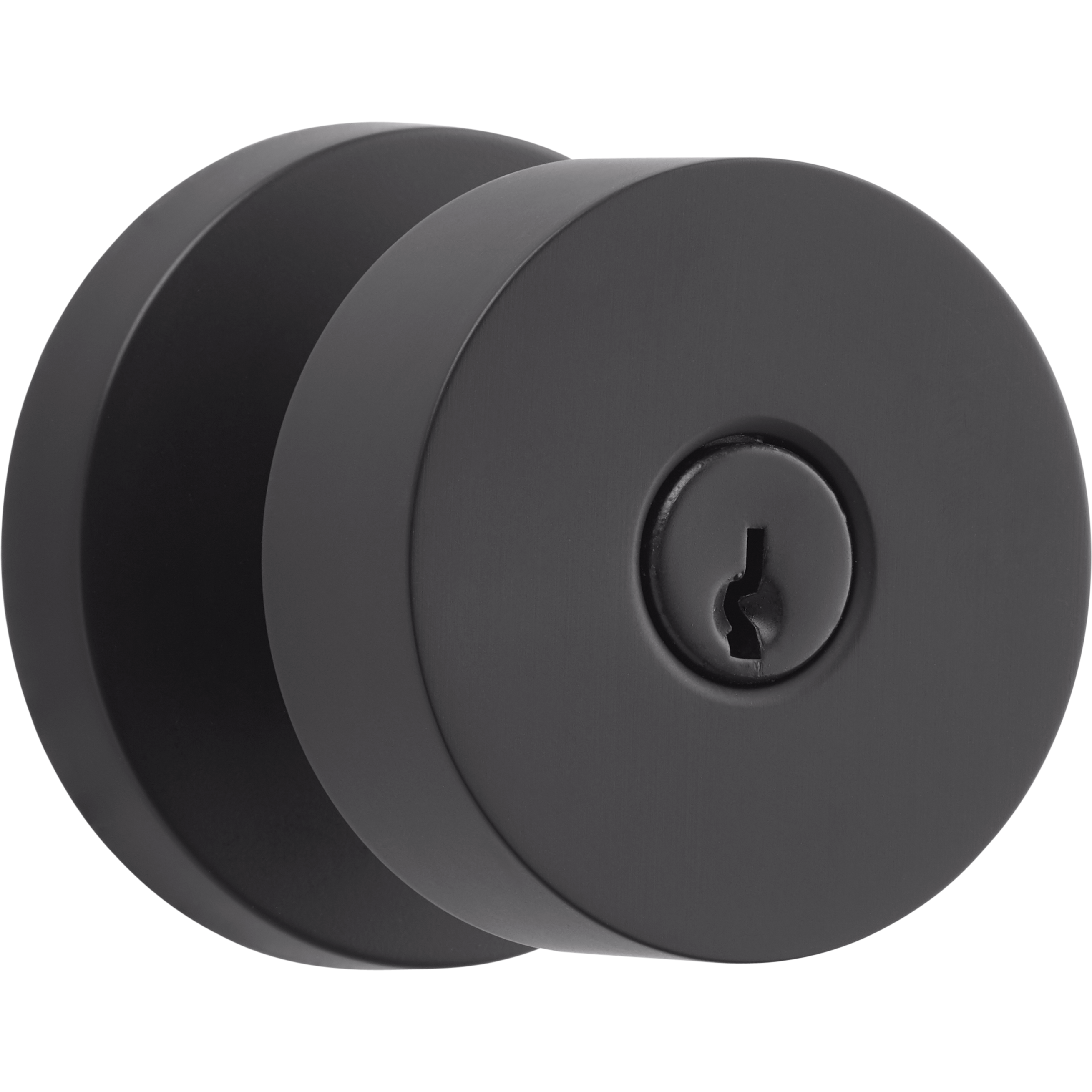 Baldwin Hardware Satin Black Door Knob 