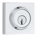 Baldwin Hardware Polished Chrome Brass Deadbolt Lock 