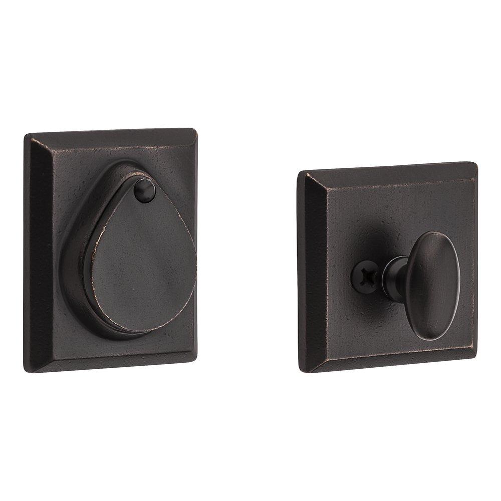 Baldwin Hardware Dark Bronze Brass Deadbolt Lock 