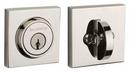 Baldwin Hardware Polished Nickel Brass Keyed Entry Deadbolt Lock 