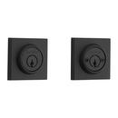 Baldwin Hardware Satin Black Brass Deadbolt Lock 