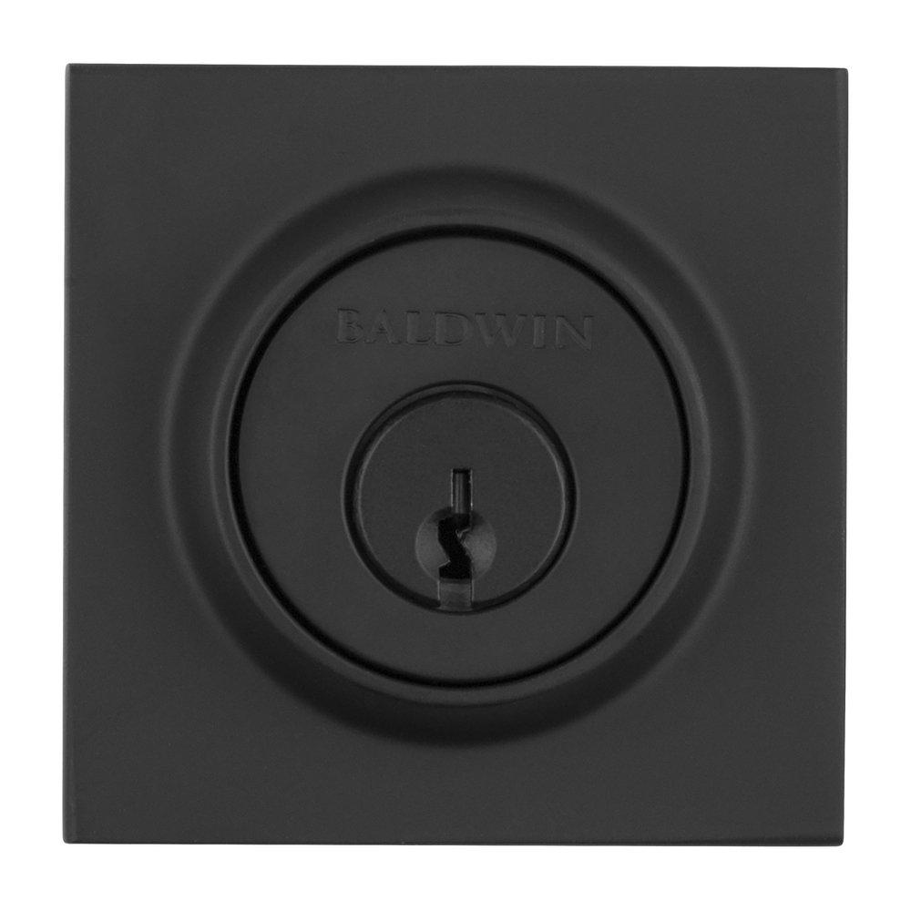 Baldwin Hardware Satin Black Brass Deadbolt Lock 