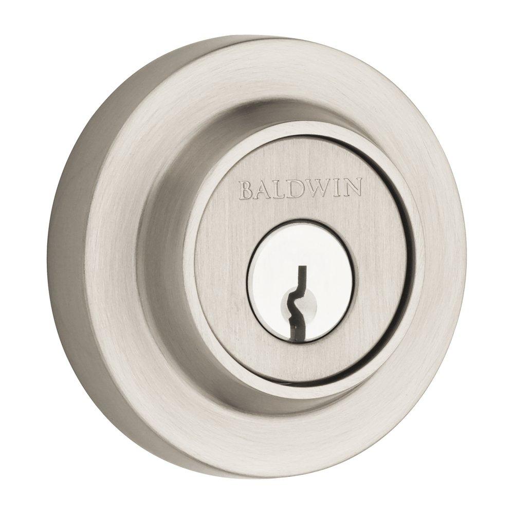 Baldwin Hardware Satin Nickel Brass Deadbolt Lock 