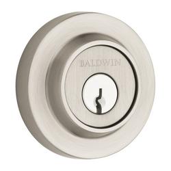 Brass Deadbolt Lock in Satin Nickel