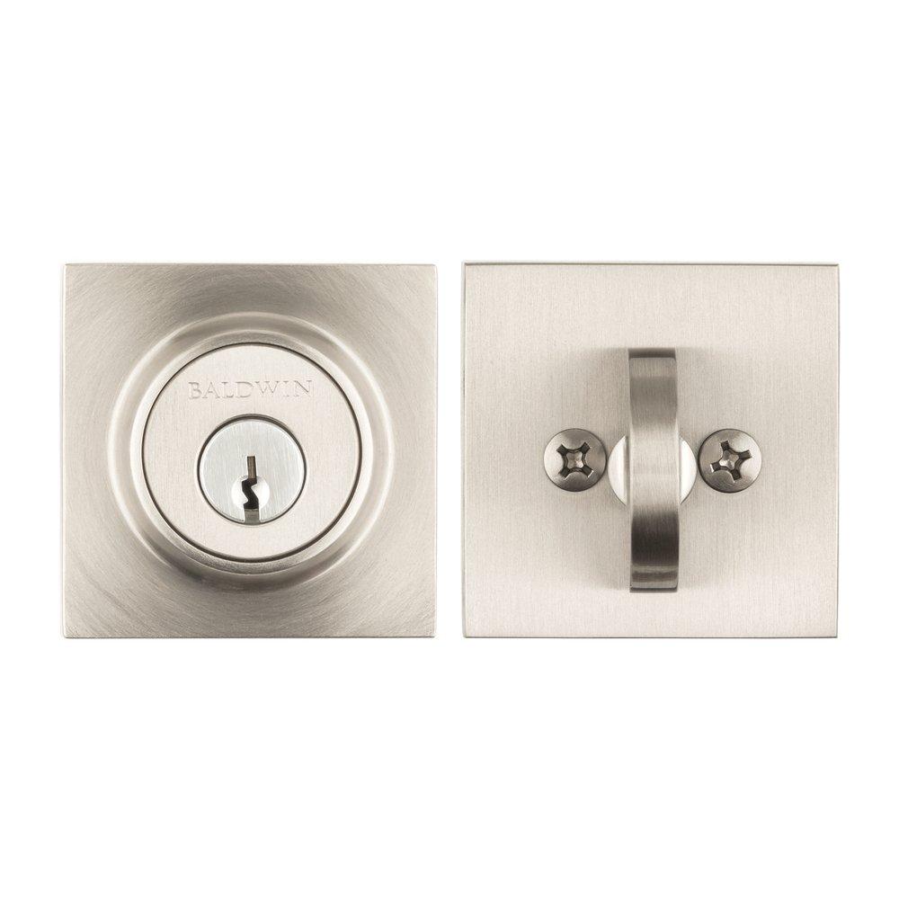 Baldwin Satin Nickel Brass Deadbolt Lock 