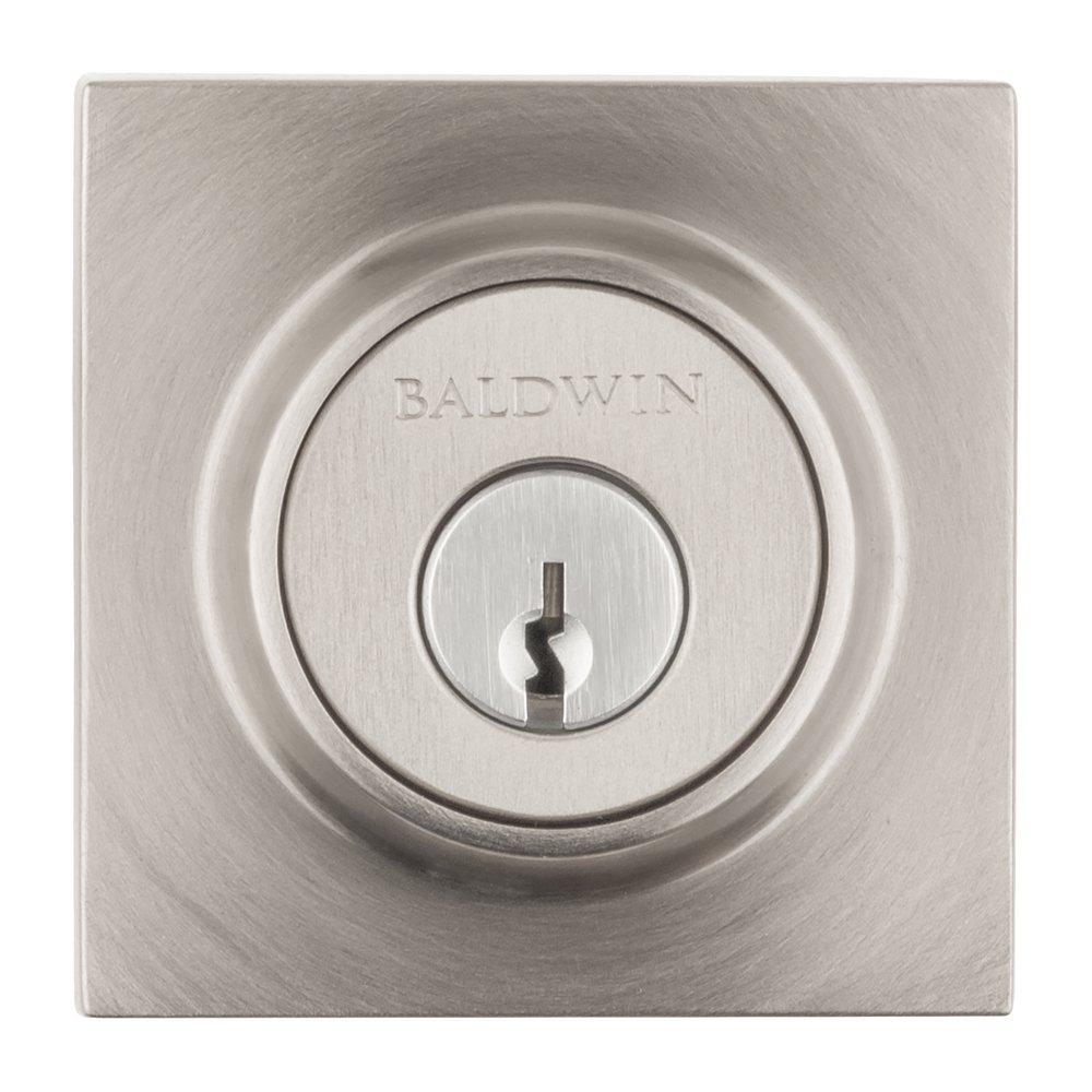 Baldwin Satin Nickel Brass Deadbolt Lock 