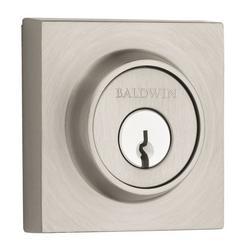 Brass Deadbolt Lock in Satin Nickel