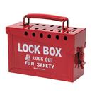 Brady Worldwide Red 6 in. Lock Group Lock Box 