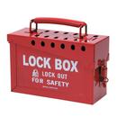 Brady Worldwide Red 6 in. Lock Group Lock Box 