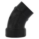 Black ABS DWV 45&deg; Street Elbow 