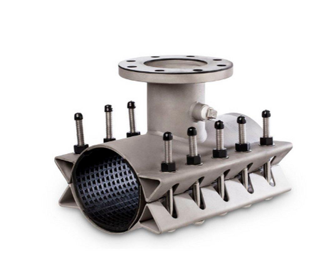 Powerseal Pipeline Products 10 in. Flanged 300 psi 304 and 316 Stainless Steel Tapping Sleeve 