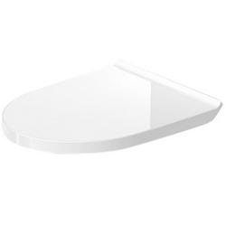 Elongated Closed Front with Cover Toilet Seat in White