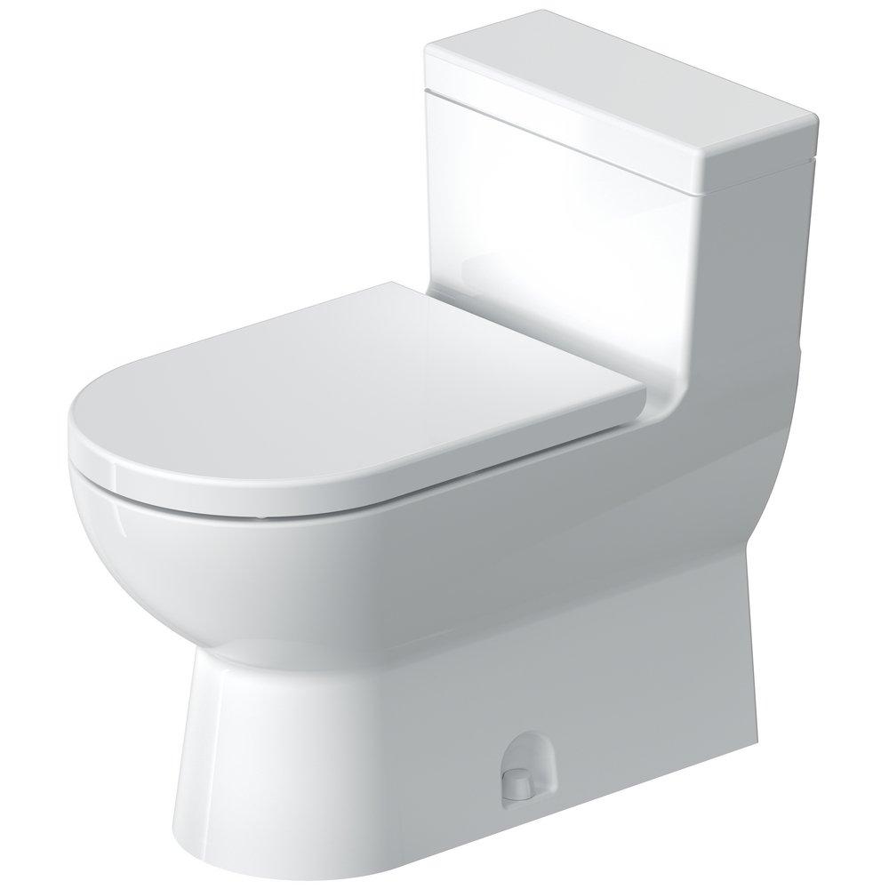 DURAVIT STARCK 3 ONE-PIECE TOILET WITH SEAT AND COVER D1909800 WHITE 