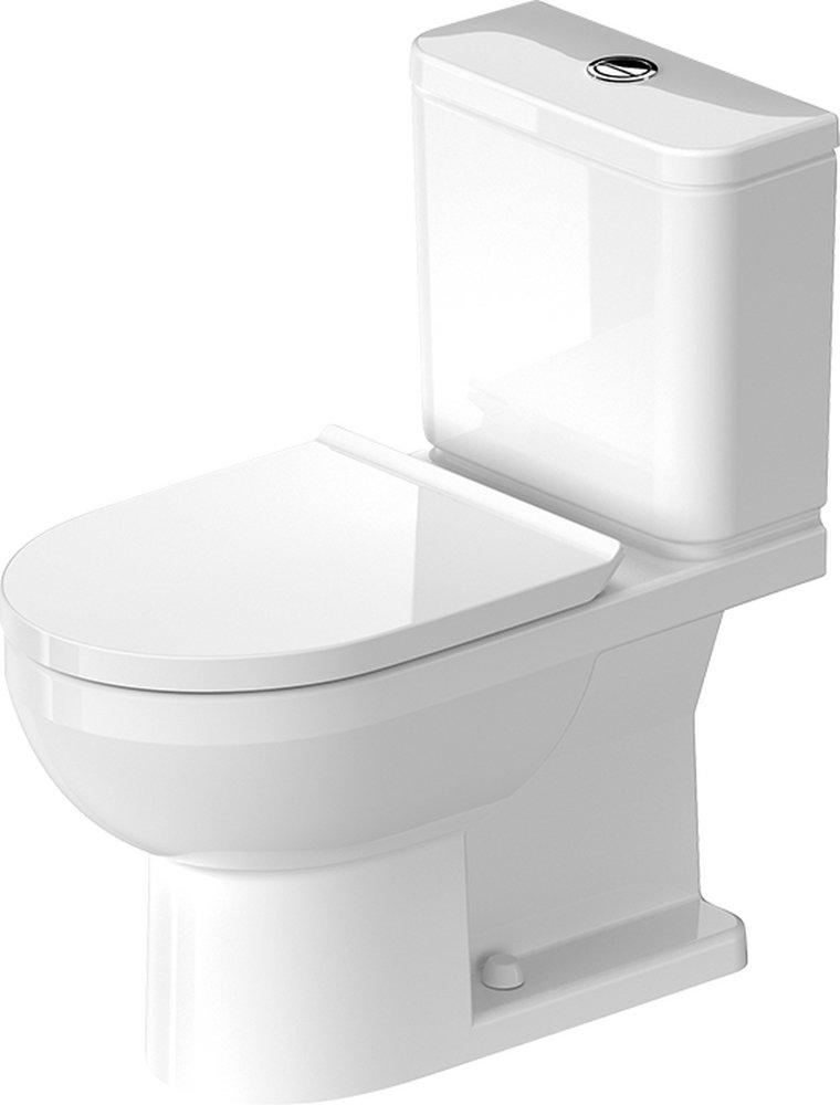 Elongated Toilet Bowl in White 