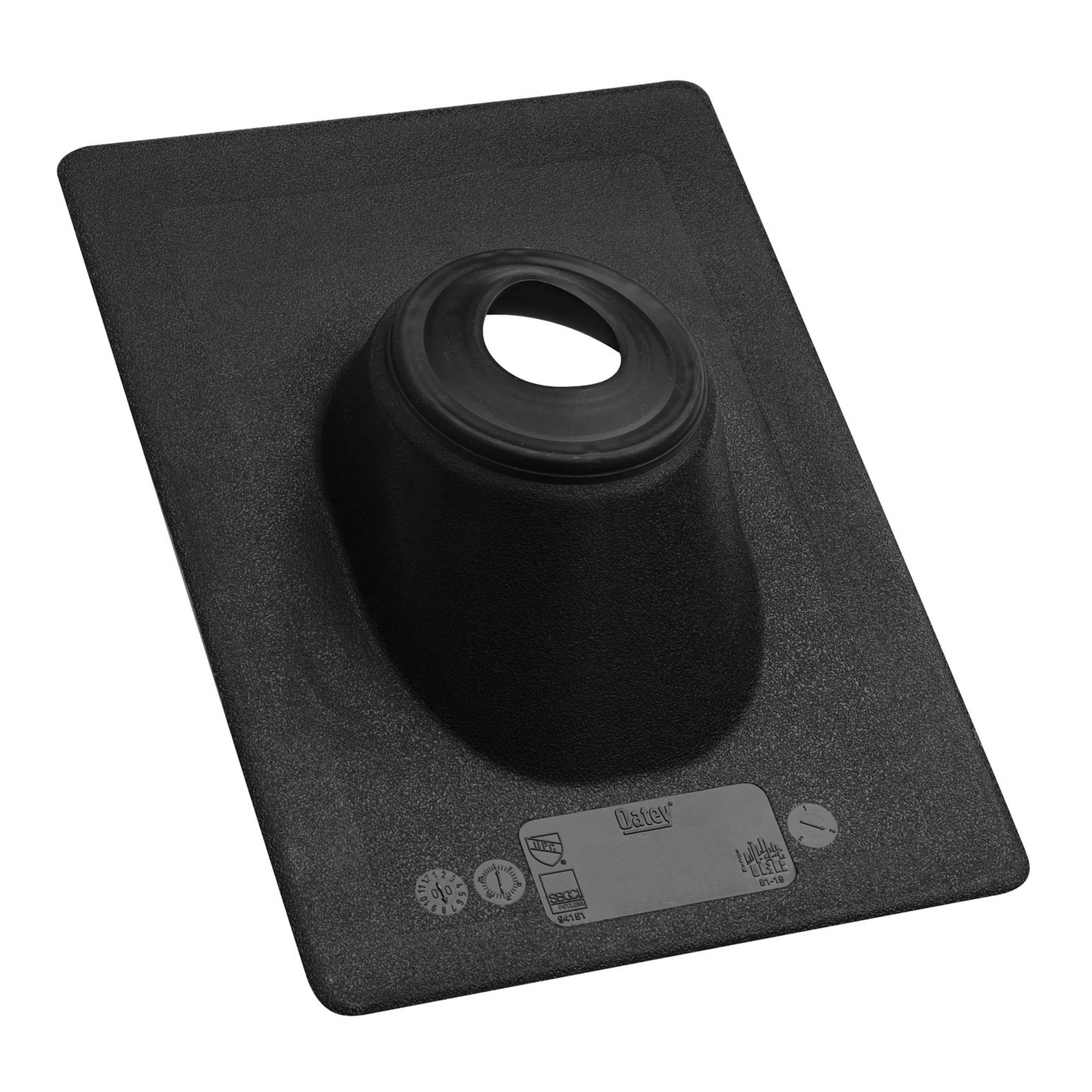 Oatey&reg; Black Thermoplastic Roof Flashing 11 x 15 in. Base 