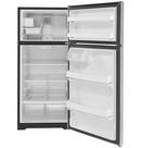 GE&reg; Stainless Steel 28 in. 12.6 cu. ft. Top Mount Freezer Refrigerator 