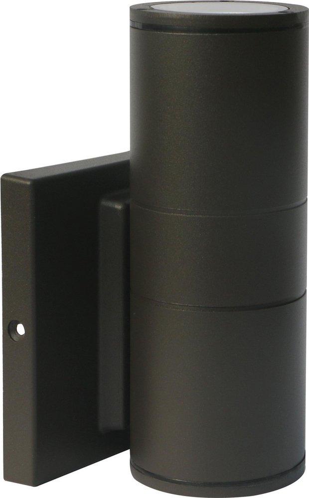 NUVO Bronze 10W 1-Light 6-77/100 in. Outdoor Wall Sconce 