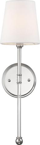 NUVO Polished Nickel 60W 1-Light 19 in. Wall Sconce 