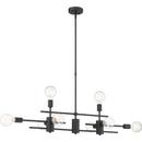 NUVO Black 60W 8-Light Medium E-26 Incandescent Pendant Light 