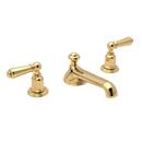 Perrin & Rowe&reg; Inca Brass 1.2 gpm Double Lever Handle Widespread Lavatory Faucet 