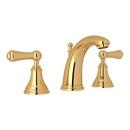 Perrin & Rowe Inca Brass Two Handle Widespread Bathroom Sink Faucet 