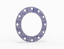 Full Face Gasket, Inorganic Fiber with Nitrile Binder(NBR) Nitrile(NBR), 14 in. ASME B16.5 Class 150, 0.125 in. Thick, 12 Bolt Holes