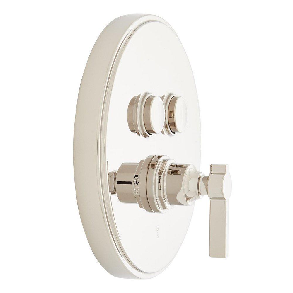 Signature Hardware Polished Nickel Single Handle Bathtub & Shower Faucet (Trim Only) 