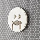 Signature Hardware Polished Nickel Single Handle Bathtub & Shower Faucet (Trim Only) 