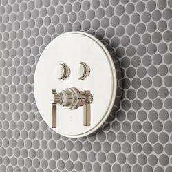 Single Handle Pressure Balancing Valve Trim in Polished Nickel (Trim Only)