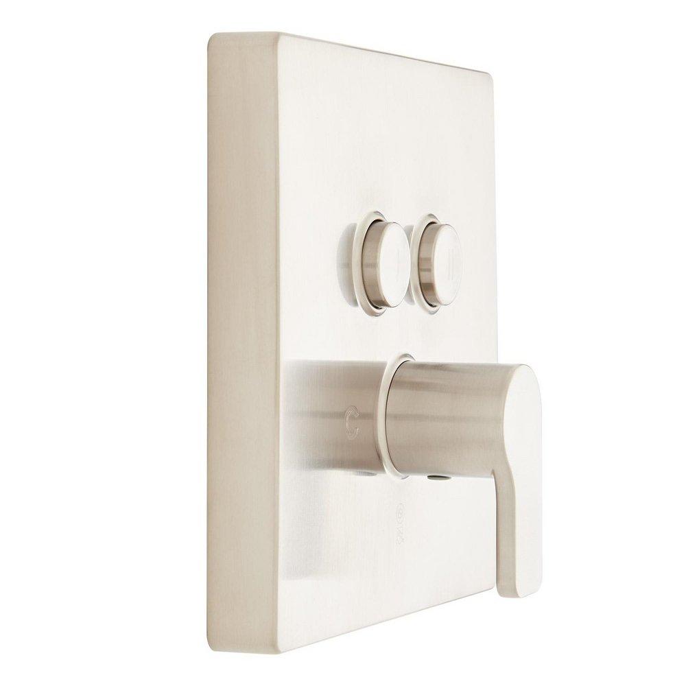 Signature Hardware Brushed Nickel Single Handle Bathtub & Shower Faucet (Trim Only) 