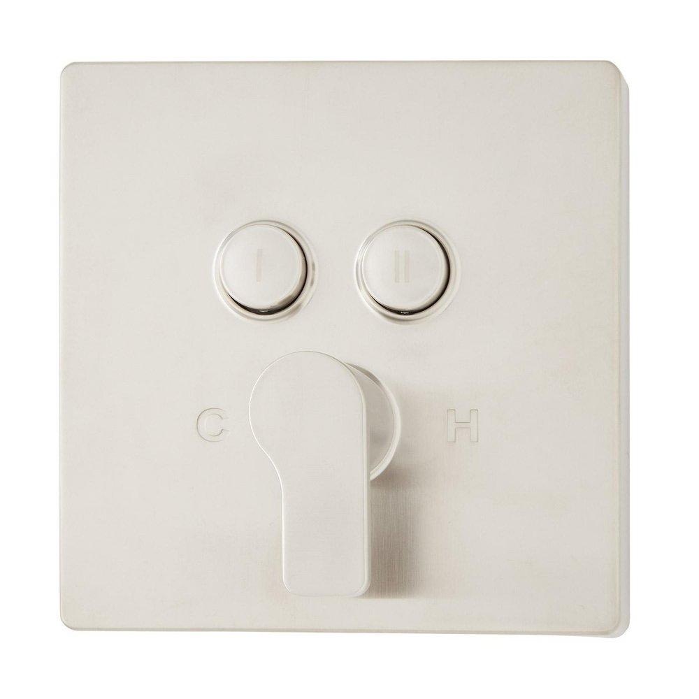 Signature Hardware Brushed Nickel Single Handle Bathtub & Shower Faucet (Trim Only) 