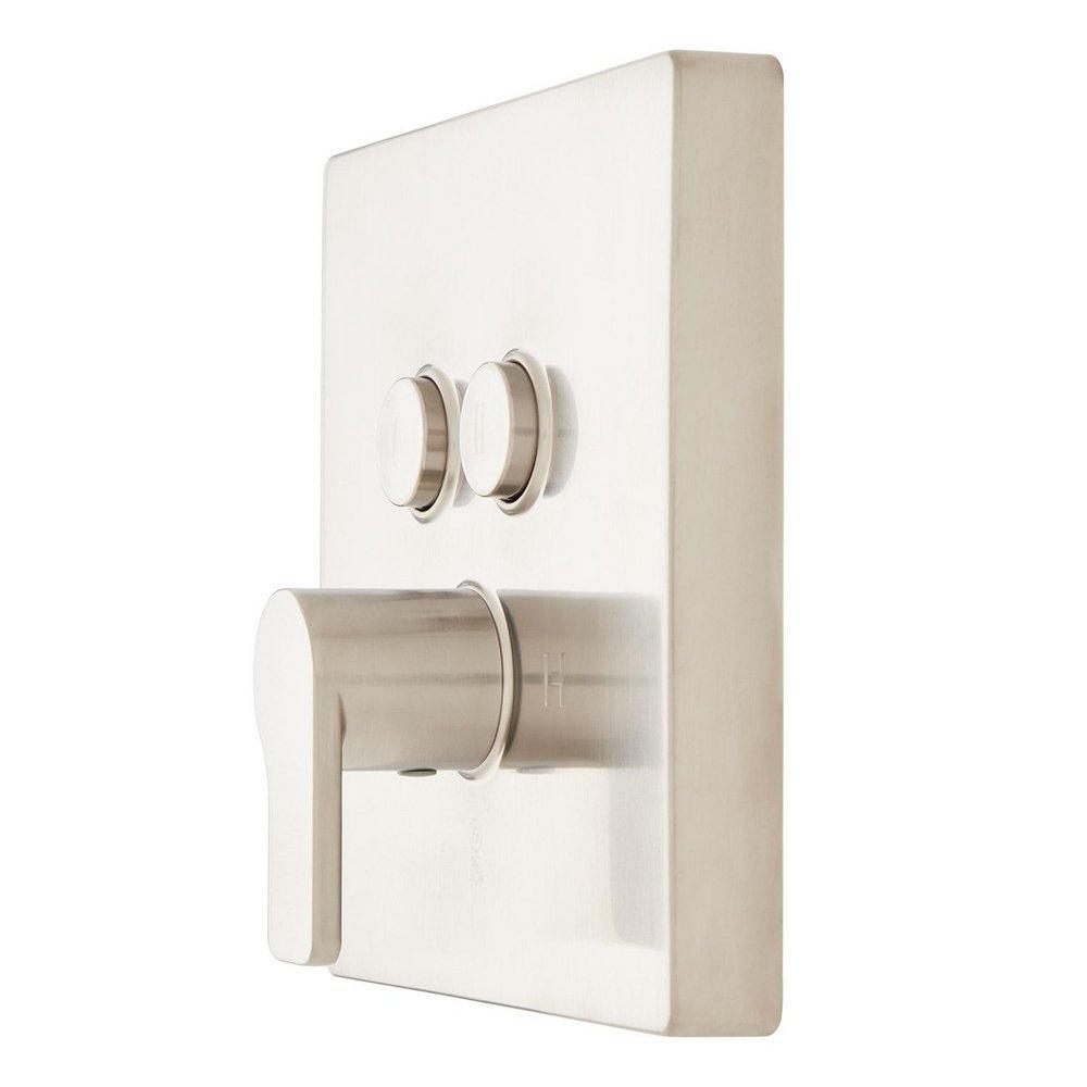 Signature Hardware Brushed Nickel Single Handle Bathtub & Shower Faucet (Trim Only) 